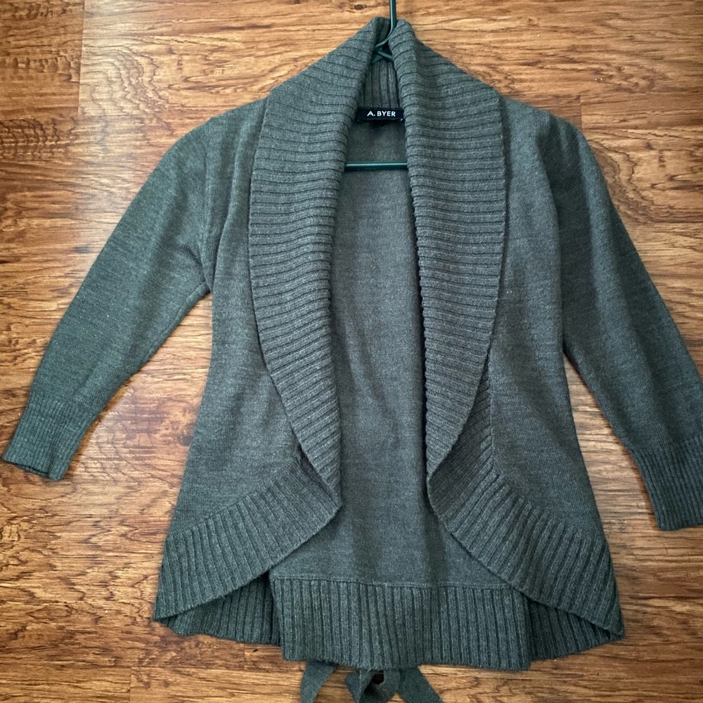 Vintage wrap sweater with belt.